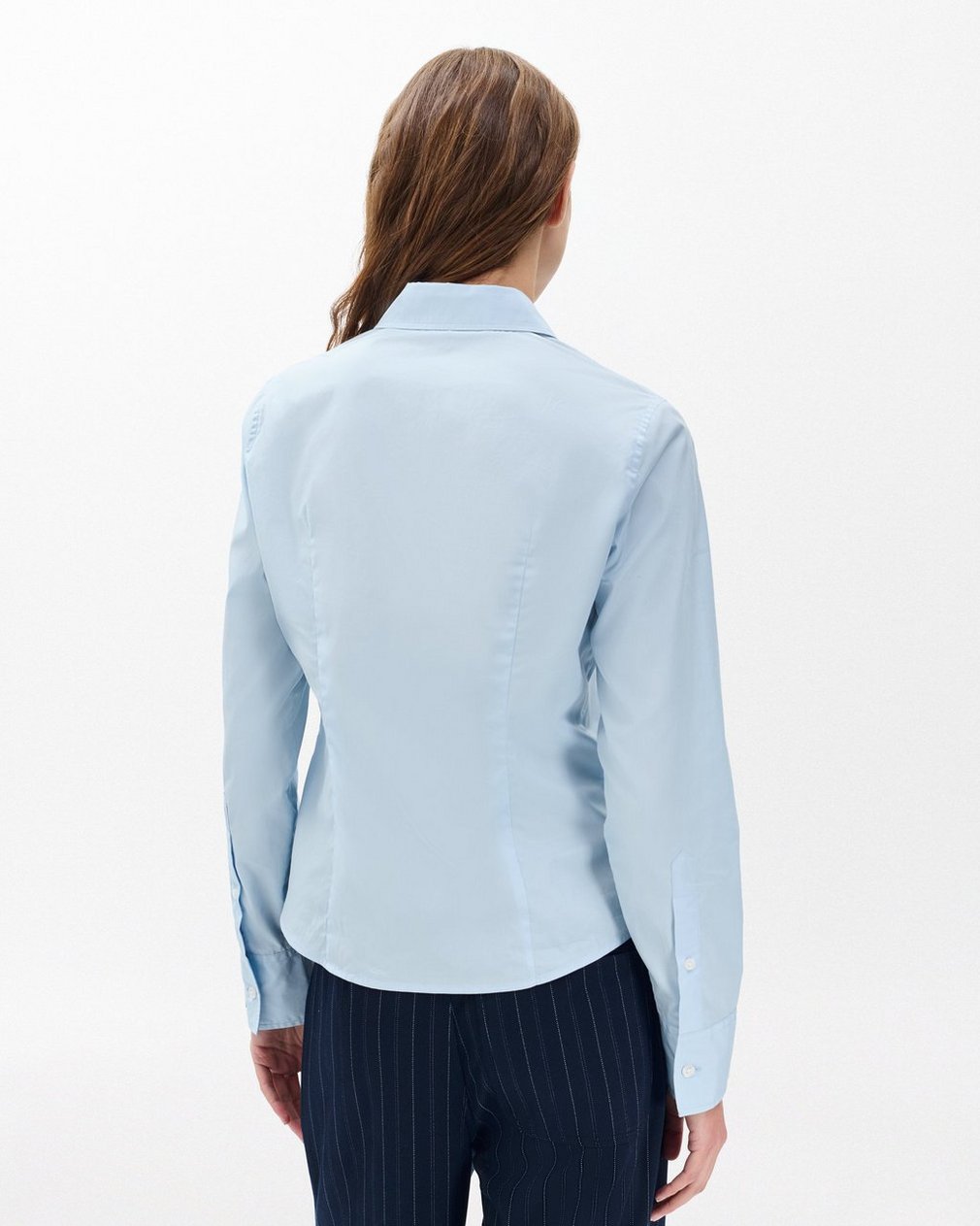 Dayton Poplin Shirt - Light Blue