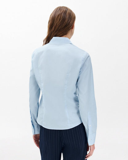 Dayton Poplin Shirt - Light Blue