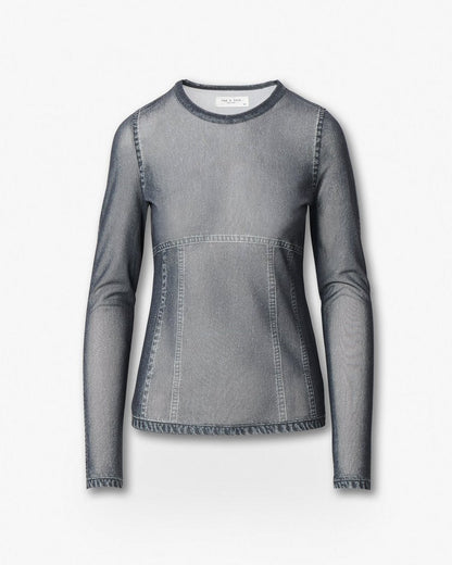 Miramar Long-Sleeve Tee - Washed Black