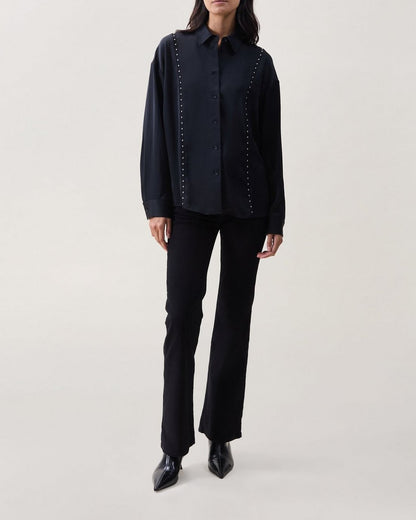 Irene Studded Top - Black
