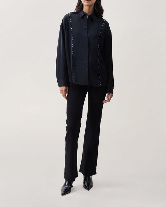 Irene Studded Top - Black