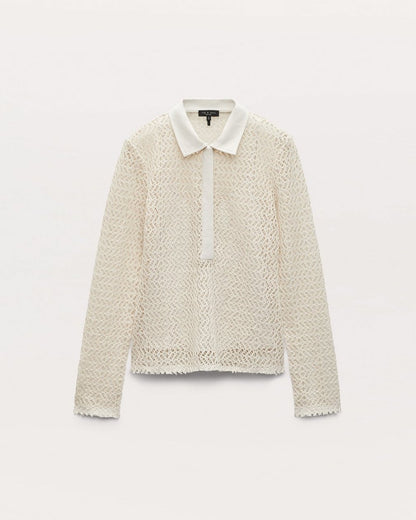 Liv Mesh Polo Shirt - Turtledove