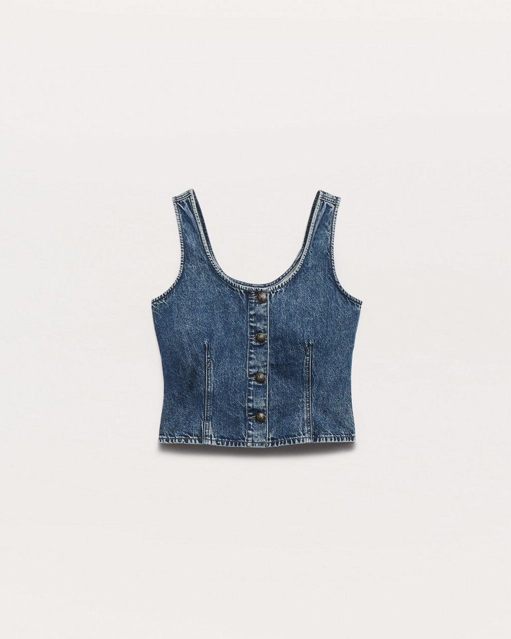 Poppy Denim Tank Top - Adeline