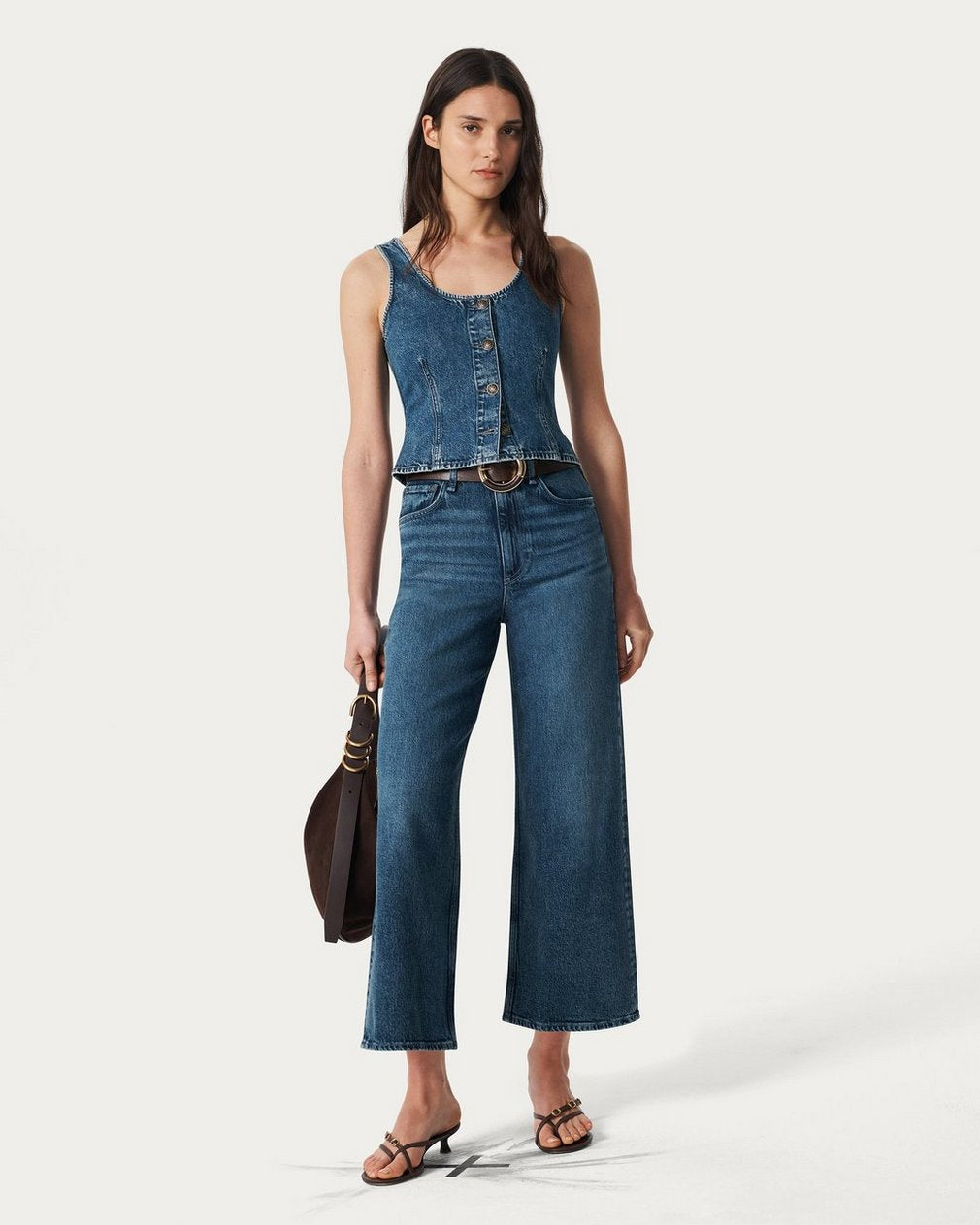 Poppy Denim Tank Top - Adeline