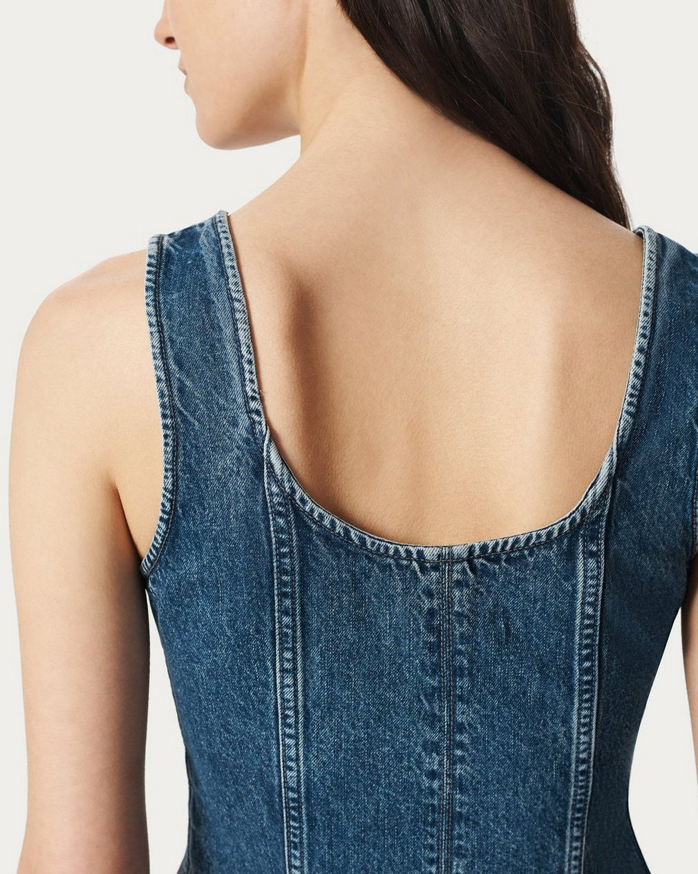 Poppy Denim Tank Top - Adeline