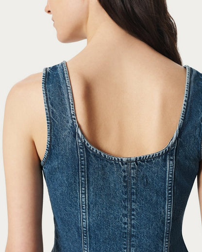 Poppy Denim Tank Top - Adeline