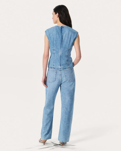 Ava Denim Top - Tilden
