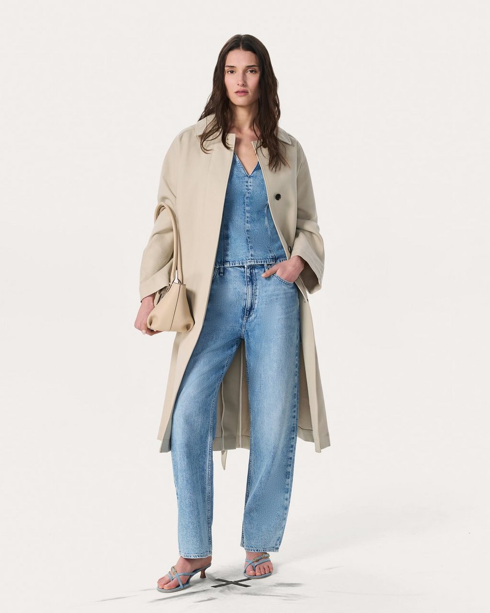 Ava Denim Top - Tilden
