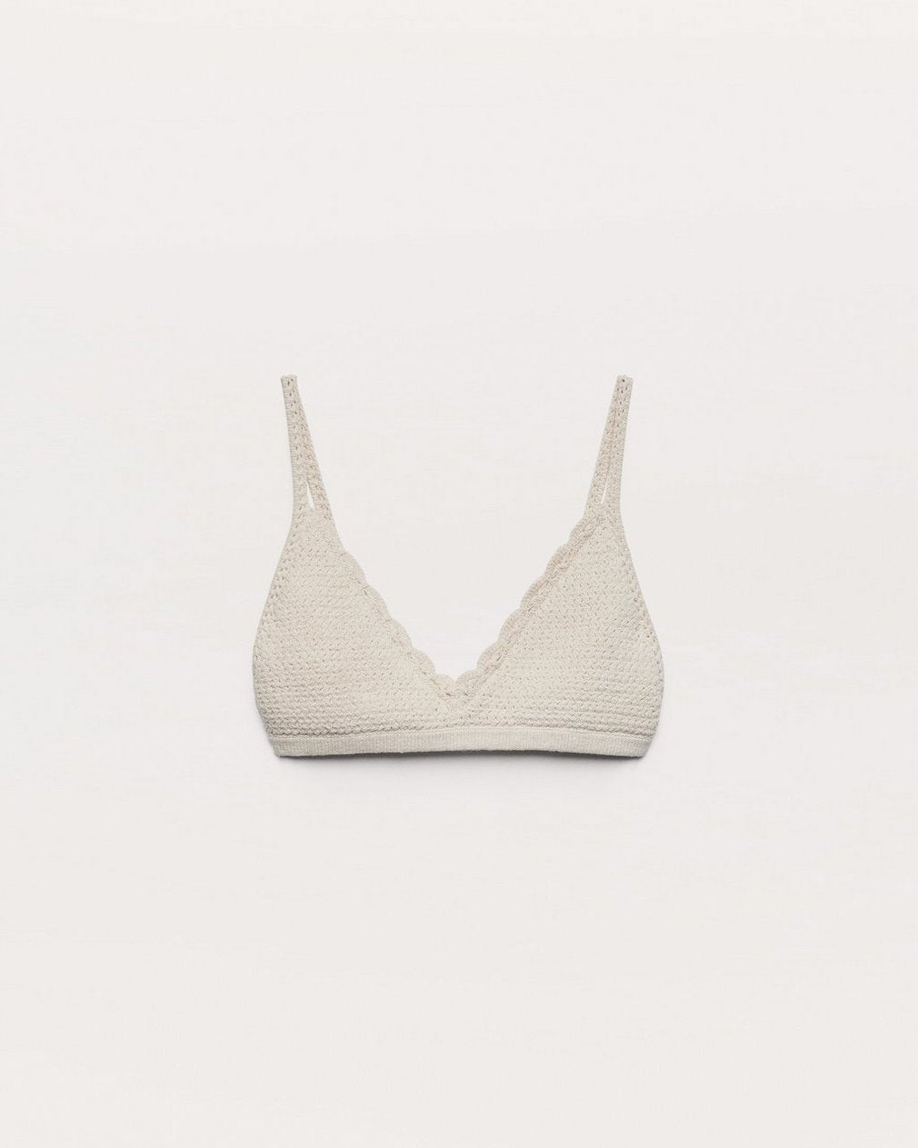 Khloe Open-Knit Bralette - Ivory