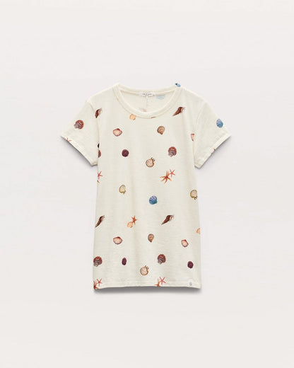 Seashell Graphic Tee - Ivory Multi