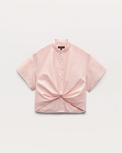 Gretchen Poplin Shirt - Rose