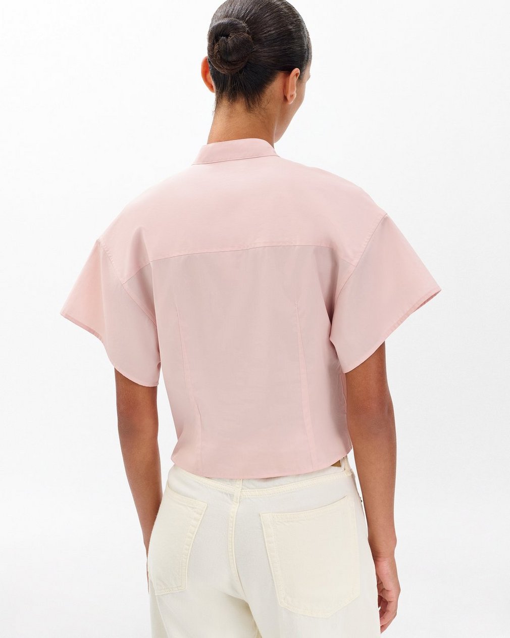 Gretchen Poplin Shirt - Rose