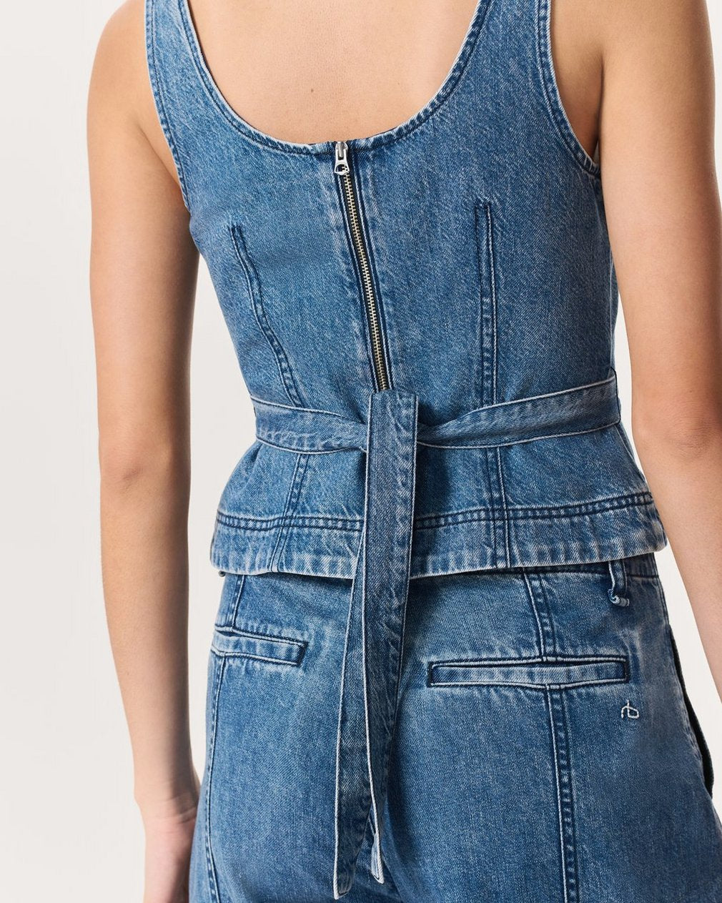 Ultra Featherweight Estelle Denim Top - Beekman