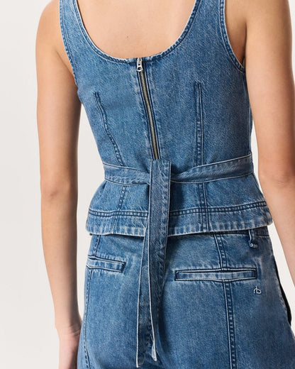 Ultra Featherweight Estelle Denim Top - Beekman