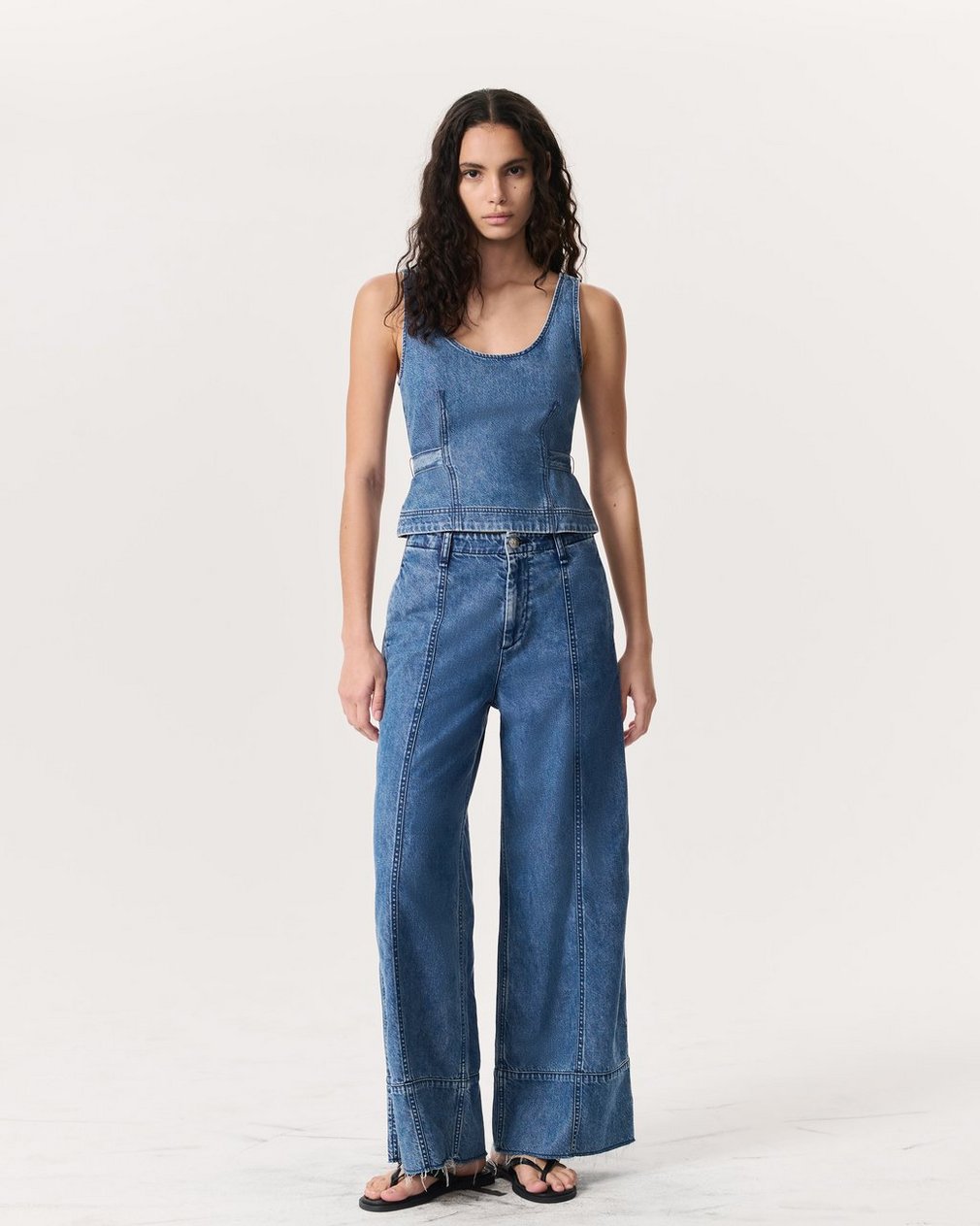 Ultra Featherweight Estelle Denim Top - Beekman