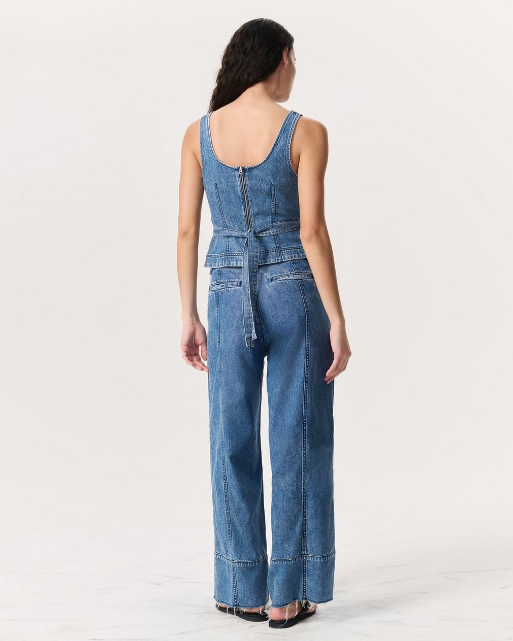 Ultra Featherweight Estelle Denim Top - Beekman