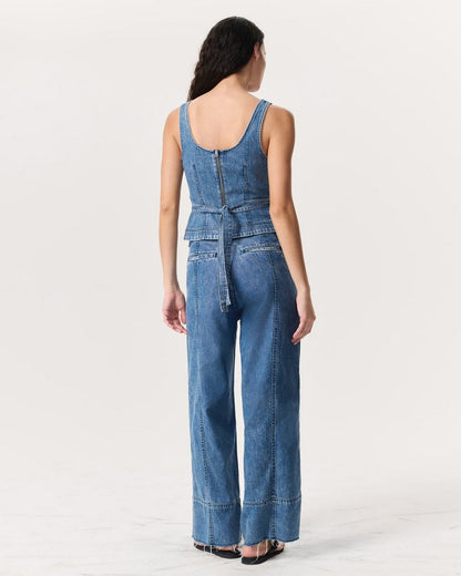 Ultra Featherweight Estelle Denim Top - Beekman