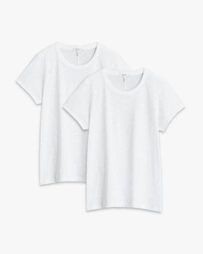 Two-Pack Slub Tee - Bright White