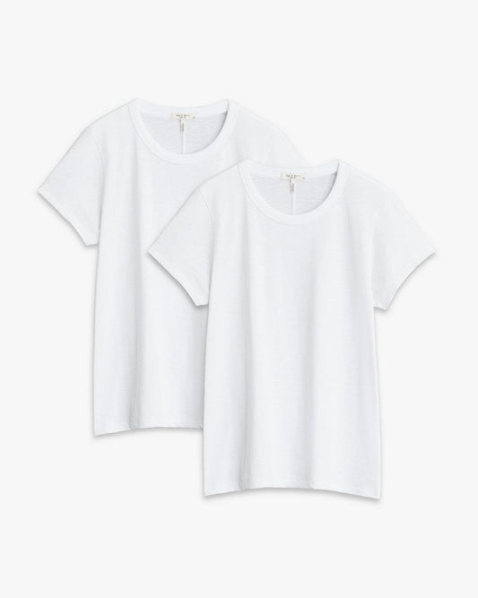 Two-Pack Slub Tee - Bright White