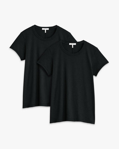 Two-Pack Slub Tee - Black