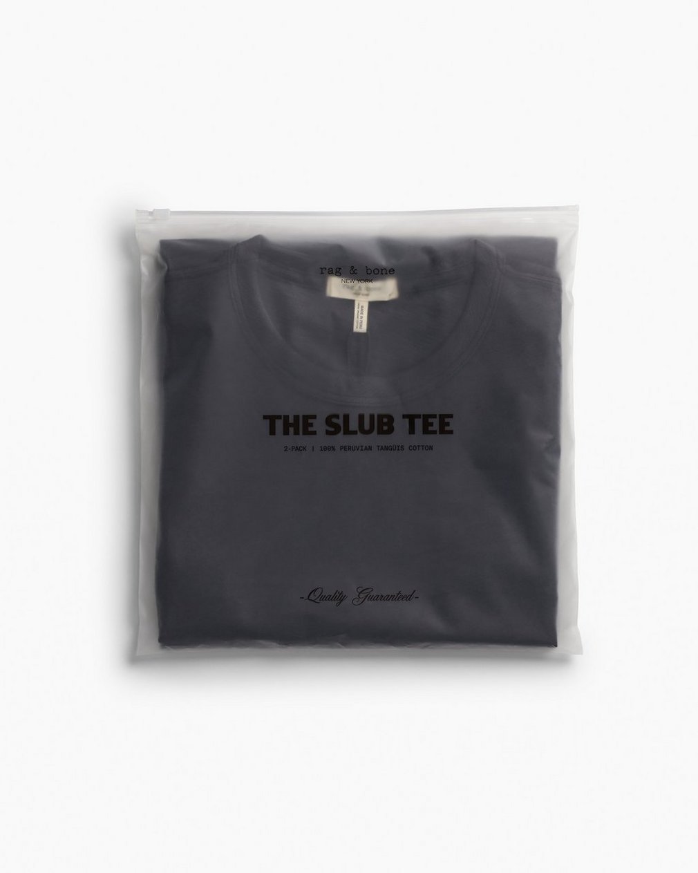 Two-Pack Slub Tee - Black