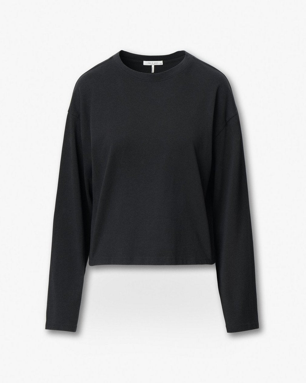 Kelly Boxy Long-Sleeve Tee - Black