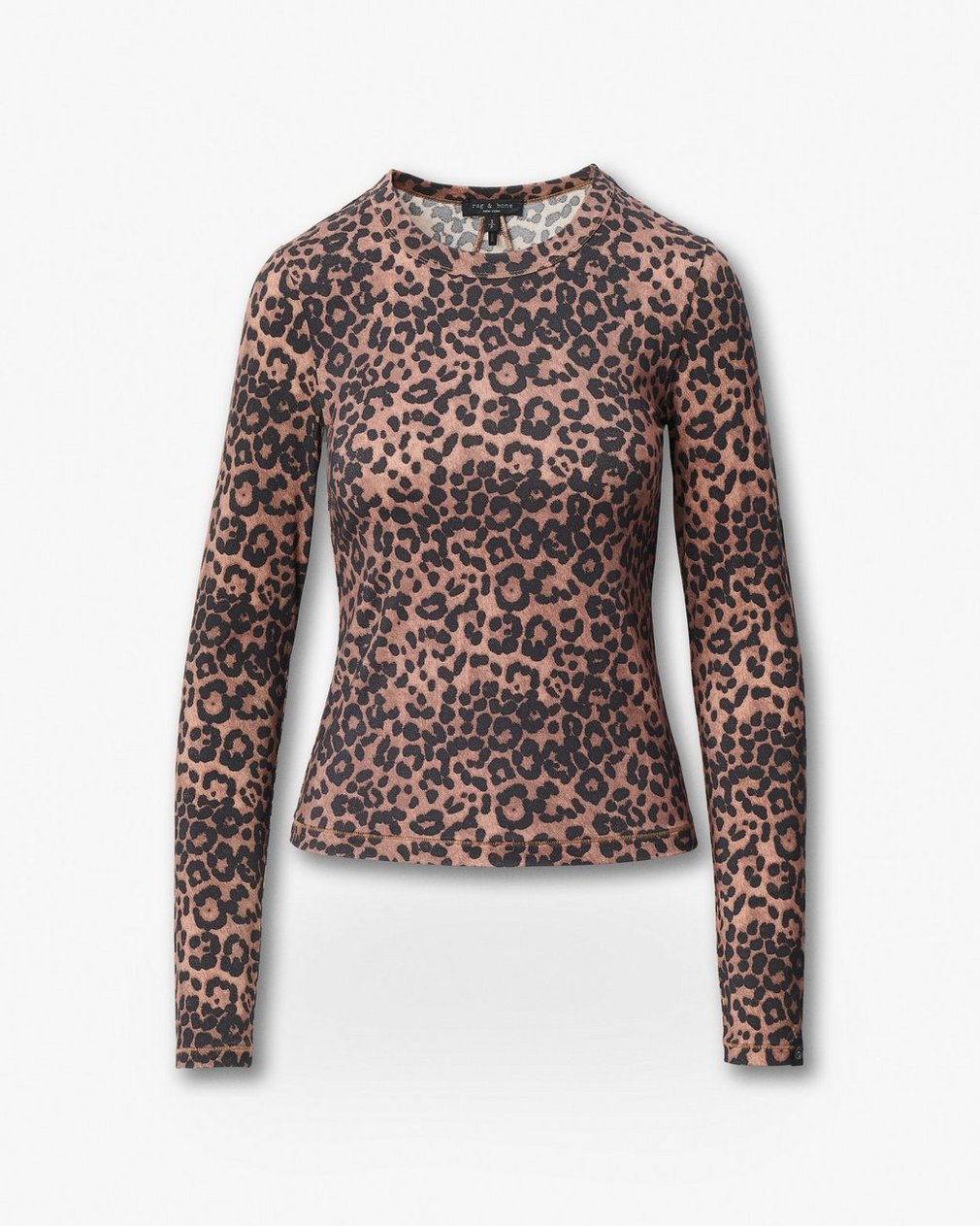 Luca Leopard-Print Long-Sleeve Tee - Leopard