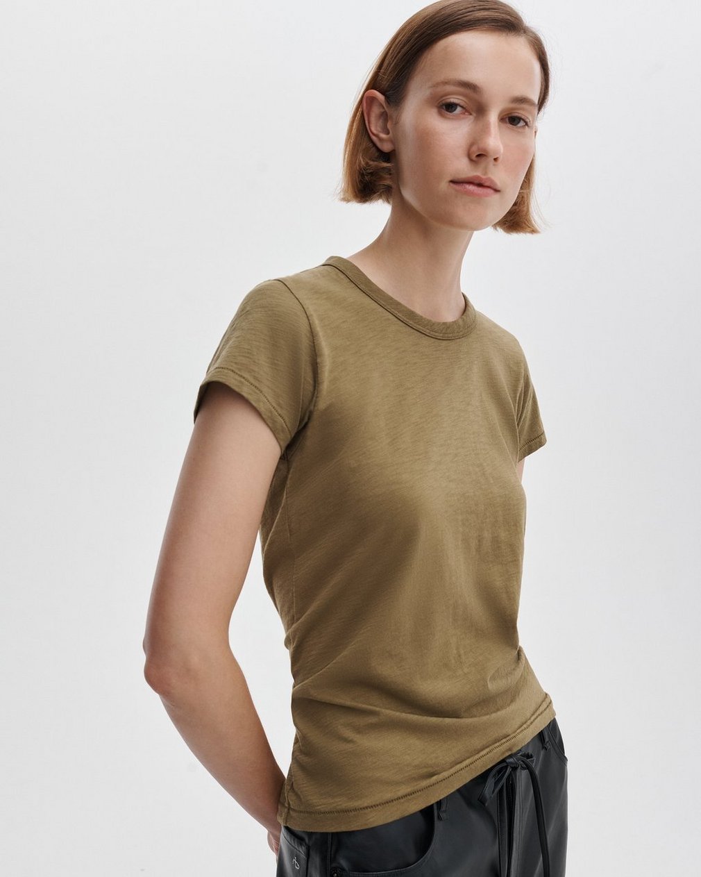 The Slub Tee - Military Olive