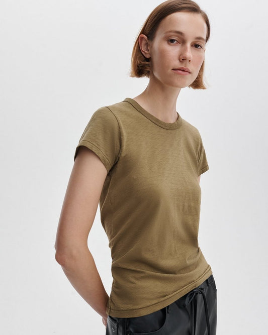 The Slub Tee - Military Olive