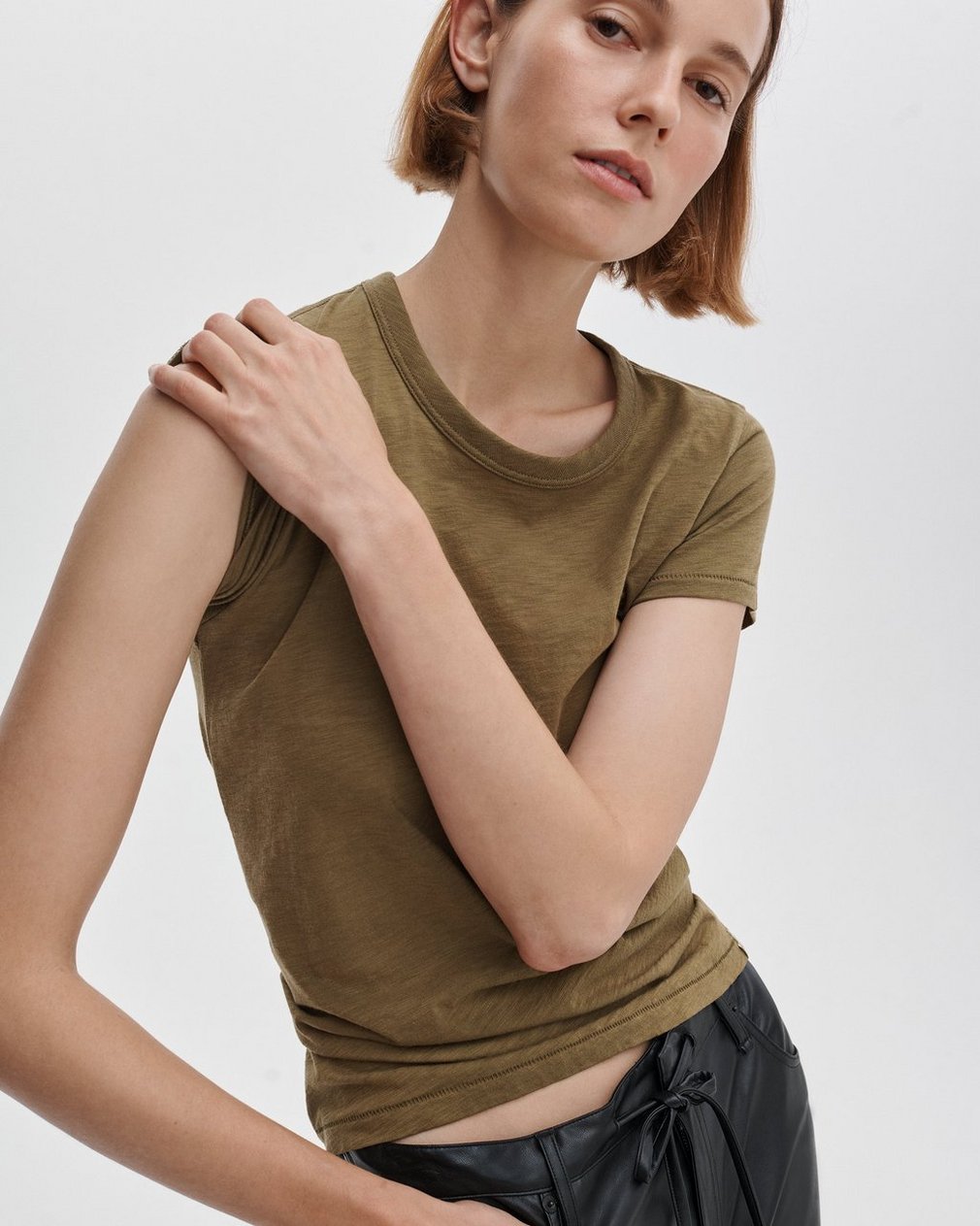 The Slub Tee - Military Olive