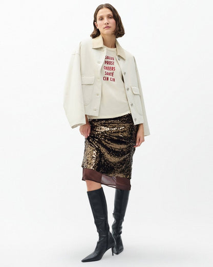 Cheers Graphic Tee - Ivory