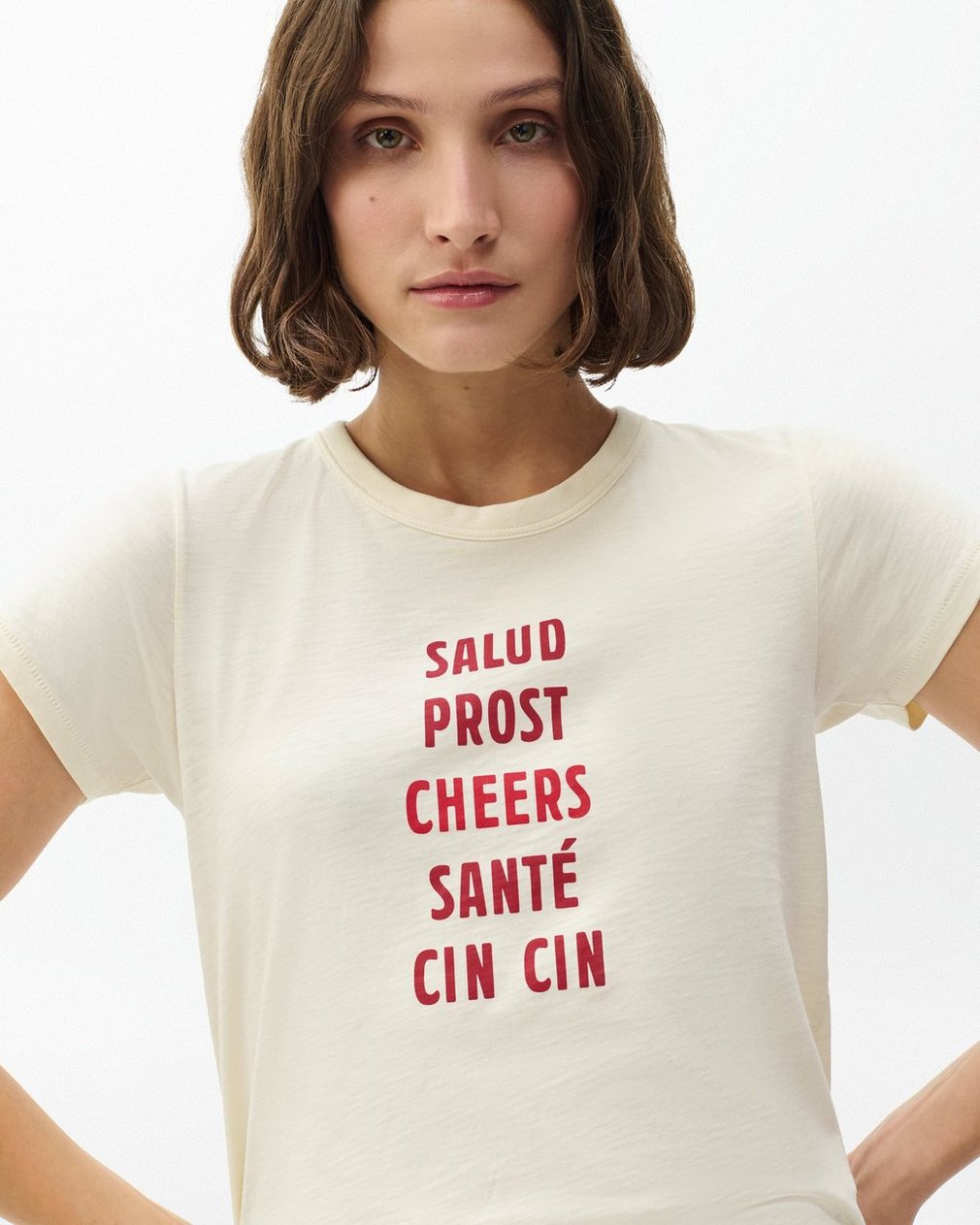 Cheers Graphic Tee - Ivory