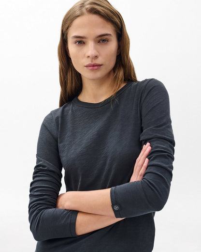 The Slub Long Sleeve T-Shirt for Women
