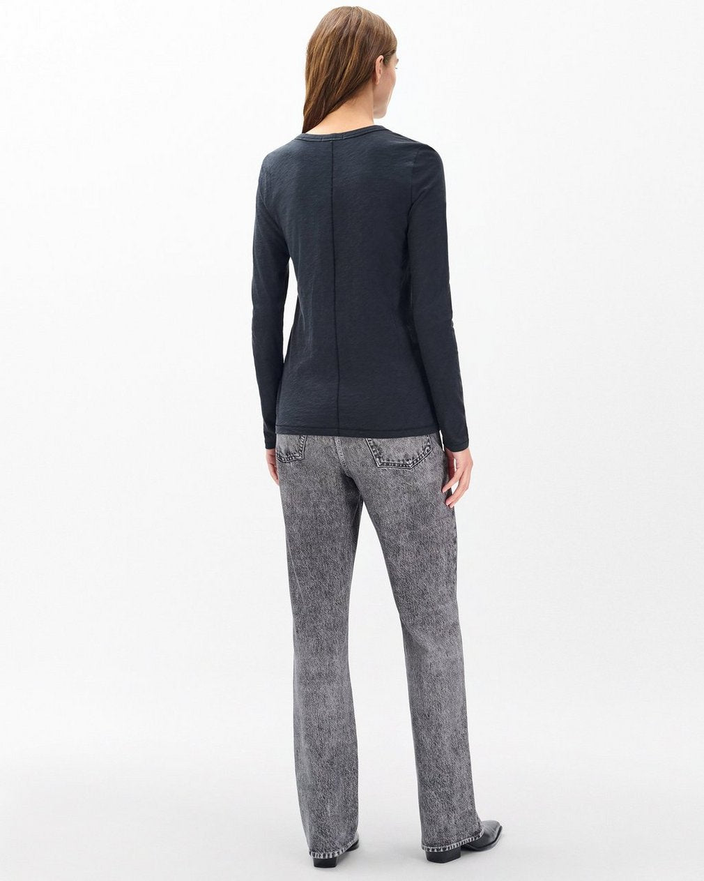 The Slub Long Sleeve T-Shirt for Women