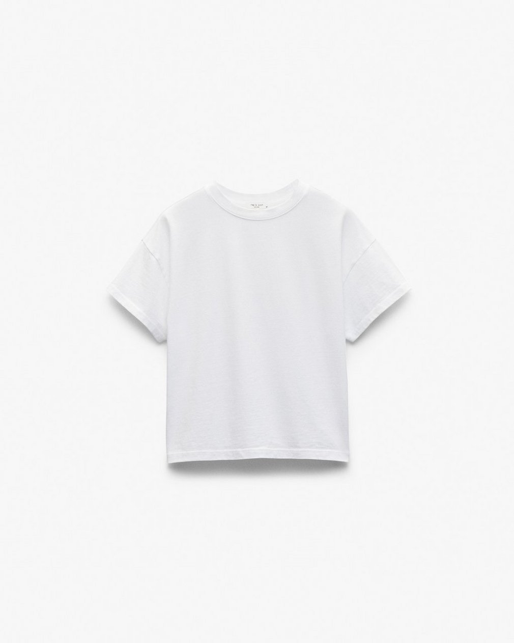Kelly Boxy Cotton Tee - White
