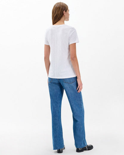 The Slub V-Neck Tee for Women