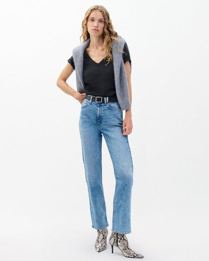 The Slub V-Neck Tee for Women