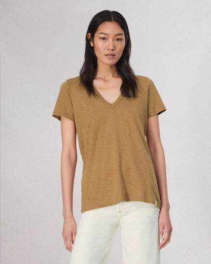 The Slub Vee - Khaki