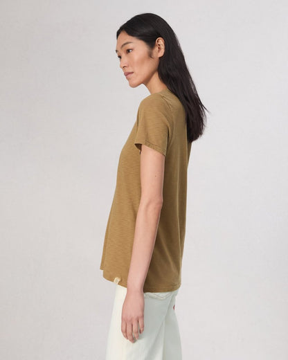 The Slub Vee - Khaki
