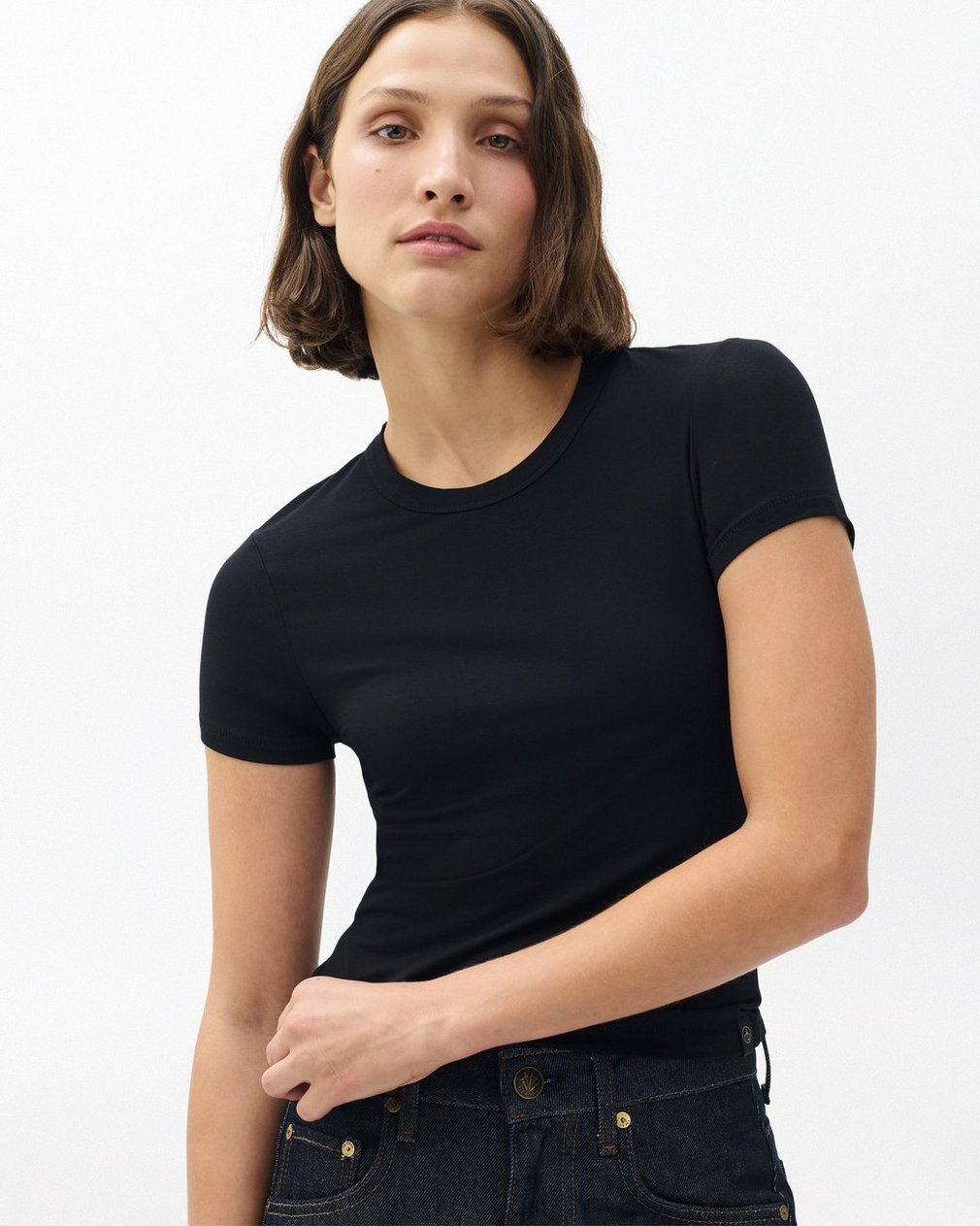 Luca Baby Tee - Black