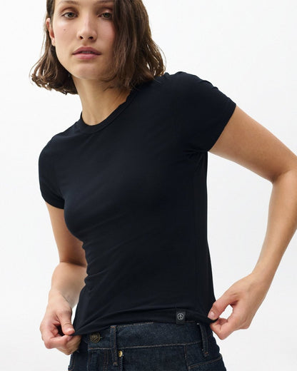 Luca Baby Tee - Black