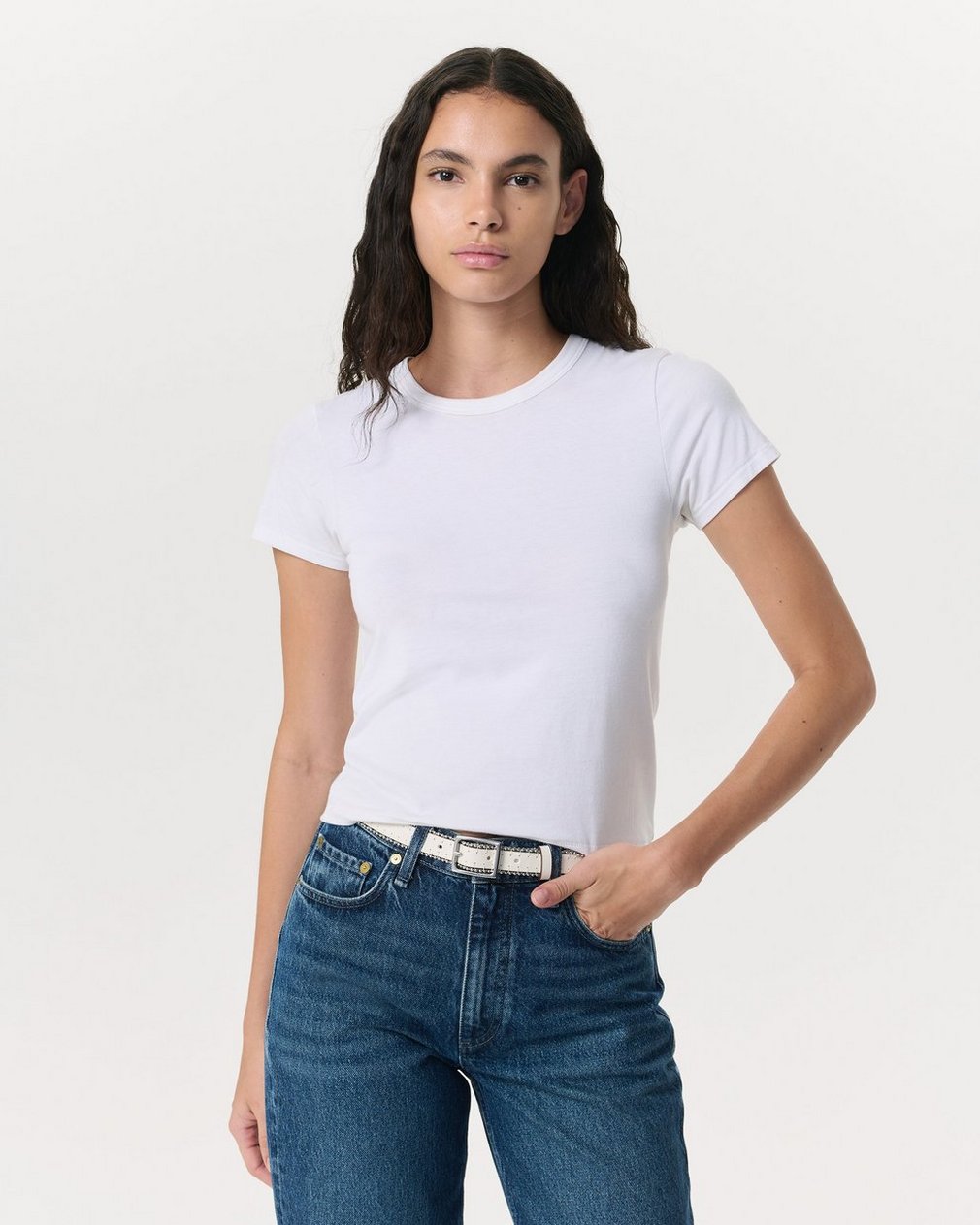 Luca Baby Tee - White