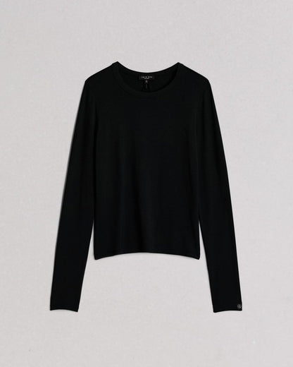 Luca Long Sleeve Tee - Black