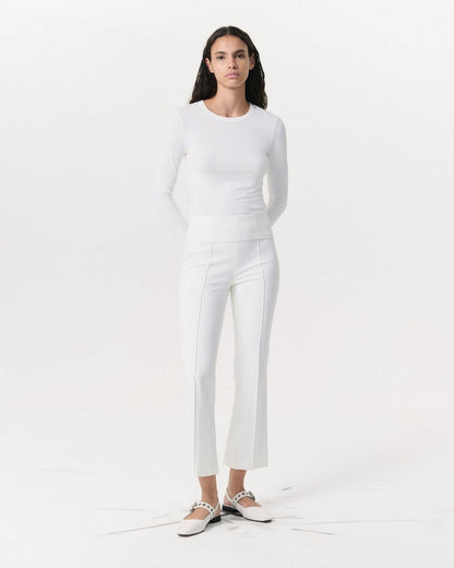 Luca Long Sleeve Tee - White
