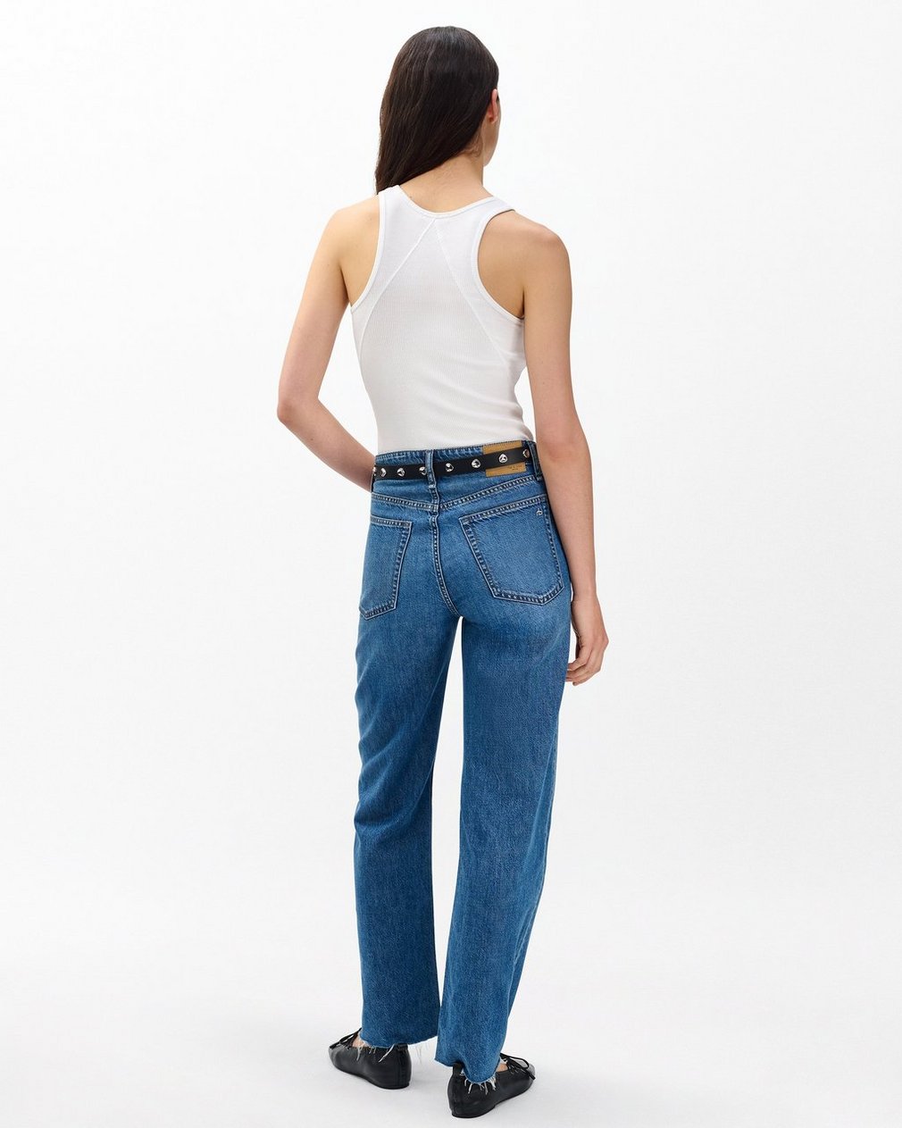 The Essential Rib Tank - White