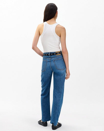 The Essential Rib Tank - White