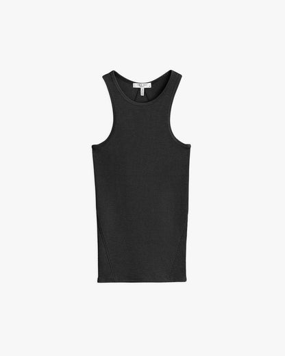 The Essential Rib Tank - Black