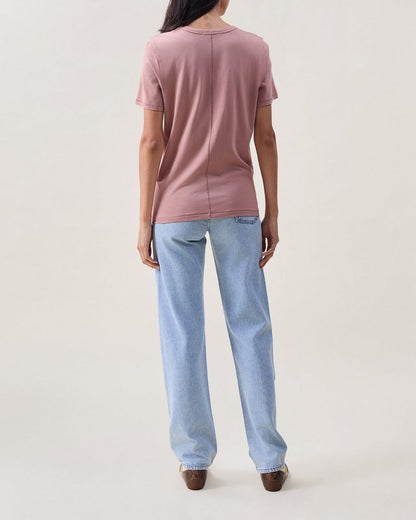 The Jersey Tee - Washed Rose
