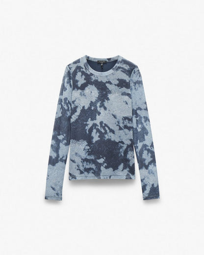Yana Stretch Mesh Tee - Silver Multi