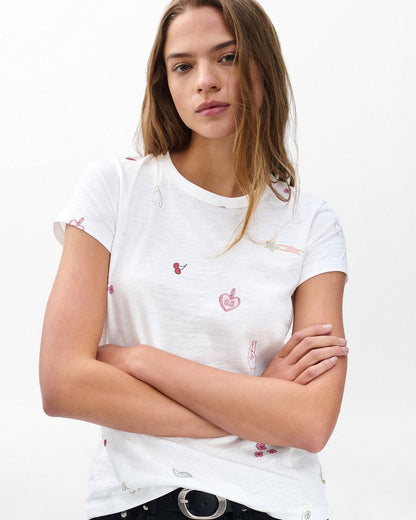 Lucky Charm Graphic Tee - White Multi